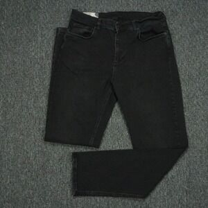 Marine Layer Jeans Mens 33x32 Black‎ Slim 5 Pocket Stretch